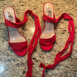 Trary Red Women’s Heels